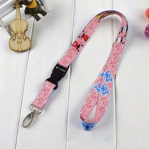 Lanyards Personalizados con Diseño de Anime, Color Rosa, Estilo Cómic, en Poliéster - Product Image 6