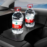 Table pliante pour voiture, plateau de service pliable, accessoire de voyage pour voiture, plateau de repas, table rotative compatible avec Tesla BMW