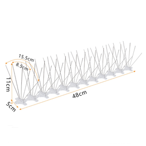 Spikes chống chim nhỏ gai nhựa cơ sở Pigeon kiểm soát răn đe thép không gỉ - Product Image 5
