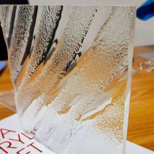 Feuille diffuseur de lumière en acrylique, formes en relief, panneaux d'écran, texture murale décorative, feuille d'acrylique - Product Image 3