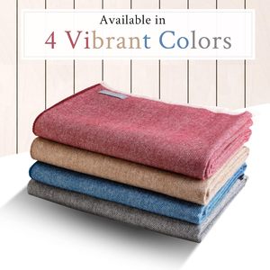 100% Baby Alpaca Wol Lichtgewicht Visgraatweefsel Deken Zachter En Warmer dan Wol Zacht Op Huid Gooi Deken - Product Image 2