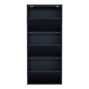 Armoire à <span class=keywords><strong>chaussures</strong></span> en acier noir Durable de haute qualité 3 tiroirs avec tiroir à rabat pour la maison salon stockage de <span class=keywords><strong>chaussures</strong></span> de Style moderne - Product Image 6