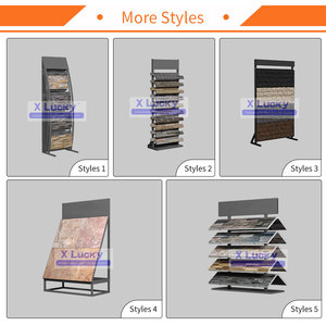 Thiết kế mới cầu thang gạch đá hiển thị đứng miễn phí đứng đá bồn tắm gạch giấy tấm đá thạch anh hiển thị đứng - Product Image 5