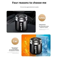 Diffuseur de parfum solide en verre pour voiture, aromathérapie, pour homme, haut de gamme, désodorisant décoratif pour porte-gobelet, alimentation USB, garantie 3 ans, usage professionnel