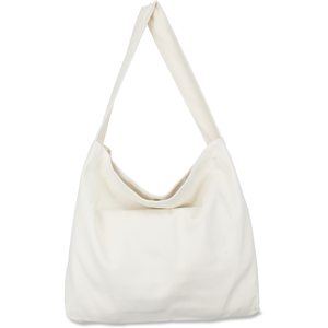 Sacs fourre-tout en toile réutilisables à bandoulière avec logo personnalisé imprimé, sac fourre-tout en toile à bandoulière avec poche et fermeture éclair - Product Image 6