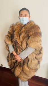 Abrigo de Piel de Mapache de Moda, Abrigos de Mujer - Product Image 2