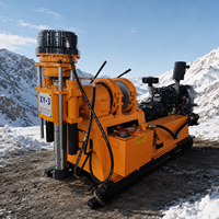 Foreuse rotative de puits d'eau FEIYANG XY-3, moteur diesel, profondeur max. 600m, pompe 325MM de diamètre, sur roues, 1 an de garantie, large plage de vitesse de tige, 380V