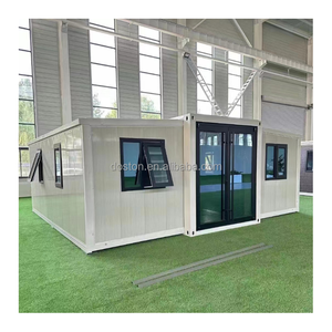 Vente en gros de maison conteneur extensible de deux chambres à coucher de 40 pieds résistant aux tremblements de terre design moderne appartement de couleur personnalisée atelier - Product Image 3