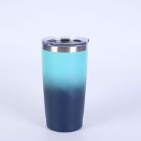 Gobelet de voyage à double paroi avec logo personnalisé Smart Vacuum LED Tumbler Tasse de voyage au design moderne pour le bureau ou les cadeaux publicitaires