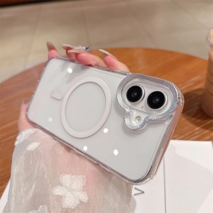 เคสโทรศัพท์กันกระแทกแบบแม่เหล็กใสสีสันสดใส ป้องกันกล้อง สำหรับ iPhone 16 16E 15 14 Plus 13 12 11 Pro Max - Product Image 6