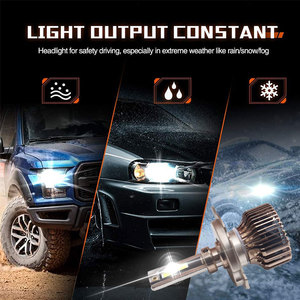 Новая светодиодная фара YOUCHESHI белого света 24В, универсальная автомобильная лампа H4, 6500K, 6600Лм, 120Вт, алюминий+латунь, гарантия 24 месяца - Product Image 2