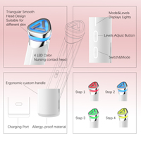 Masseur facial en ABS + alliage de zinc, certifié CE, rechargeable par USB, baguette de beauté, directement de l'usine pour OEM/ODM