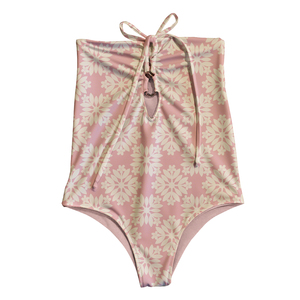 Traje de Baño Enterizo de Verano 2026 para Mujer, Estampado Floral Hawaiano, para Niñas, Adolescentes y Damas, sin Mangas - Product Image 2