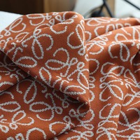 Benutzer definierte Logo Strick decke Nordic Style Soft Warm Acryl Throw für US-Markt Werbe geschenke Hot Selling
