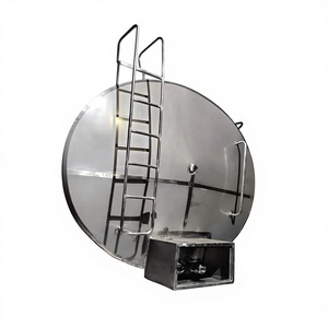 Tanque de Enfriamiento de Leche de Acero Inoxidable |   Tanque de Almacenamiento de Leche Refrigerado con Tuberías Sanitarias para Granjas y Procesamiento de Leche - Product Image 3