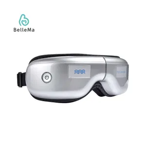 Улучшенный сон 4D умный массажный вибратор Электрический Уход музыка Ems Терапия Красоты Корейский аппарат массажер для глаз с подогревом