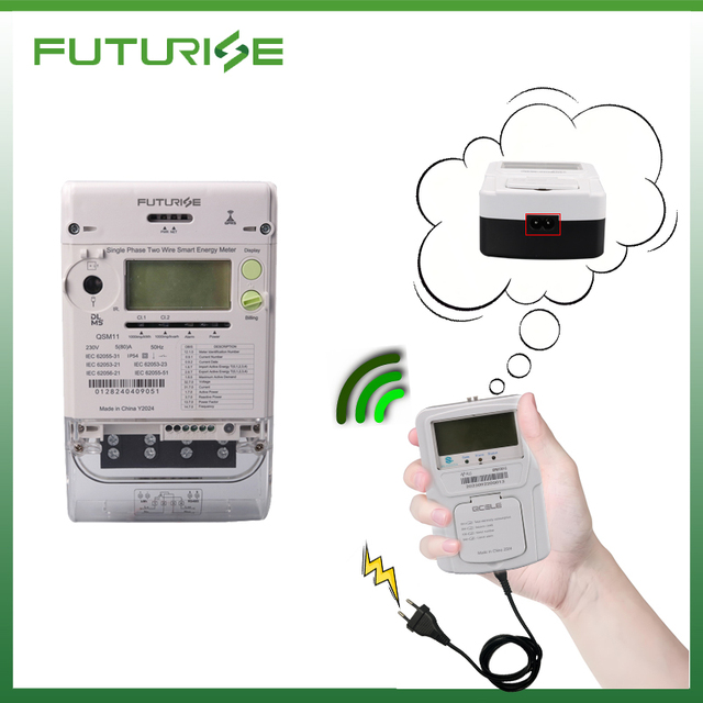 Smart Prepaid KWH Meter with CIU LCD Display and RS485 Communication Energy Meters