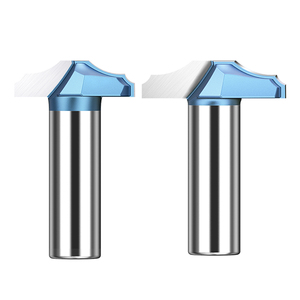 HUHAO 1/2 Shank Double Ogee Wood <strong>Router</strong> Bit Tungsten CNC <strong>Woodworking</strong> End Mill Wood <strong>Router</strong> Bit 6849 - Product Image 2