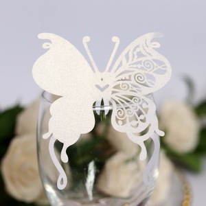 Farfalla Laser Cut Luogo Tavolo Carta di Nome di Carta Rifornimenti Del Partito di Nozze Decorazione - Product Image 3