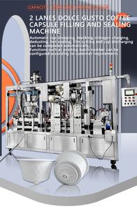 Machine à café décaféinée automatique, scellant de capsules <span class=keywords><strong>Dolce</strong></span> <span class=keywords><strong>Gusto</strong></span>, emballage plastique pour poudre de boisson, <span class=keywords><strong>capsule</strong></span> de café - Product Image 5