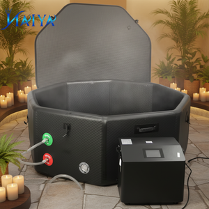 Bañera de Hielo Portátil de PVC Directo de Fábrica, Forma Redonda/Ovalada para Entrenamiento y Recuperación al Aire Libre para Múltiples Usuarios - Product Image 2