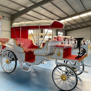 Magnifique calèche citrouille blanche tirée par des chevaux, type Cendrillon, <span class=keywords><strong>pour</strong></span> parc d'aventure et garderie publique - Product Image 6
