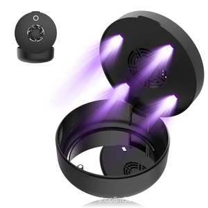 Custodia multifunzione portatile UVC custodia dentale a specchio con ritegno per ventilatore disinfettante per riporre la dentiera - Product Image 5