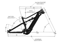 Vélo électrique LVCO avec cadre entièrement en alliage, écran intégré, moteur Bafang M510 M560, batterie 1008 Wh, frein à disque, différentes couleurs