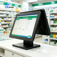 Kioscos de Pago con Pantalla Táctil Personalizables de 15 Pulgadas, Nuevo Lanzamiento 2026, para Autoservicio, 1024*768, con Soporte