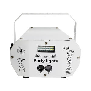 Luces Estroboscópicas DJ 3 en 1 con Control de Velocidad Activado por Sonido, Luces Láser para Discoteca, Luces de Fiesta para Bares y Discotecas - Product Image 6