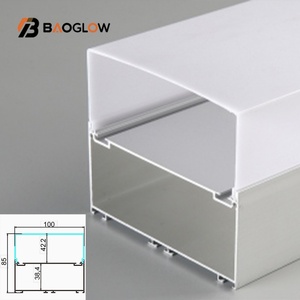 Perfil de Aluminio Anodizado de Alta Calidad de 50 mm de Ancho para Tiras LED, Perfil Premium con Canal para Tiras LED, Tornillos Personalizables - Product Image 1