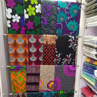Vestido de mujer africana de alta calidad kente Holland estampado de cera real suave Indonesia batik personalizado al por mayor 6 yardas Tela con estampado de cera