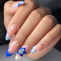 Lot de 24 faux ongles à presser de style français pour salon de beauté, vente en gros