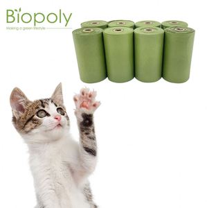 Outdoor Walking Travel Leak-Proof Pet Trash Bag <b>Compostable</b> Biodegradable Dog Poop Bag Plastic Bag - Product Image 6