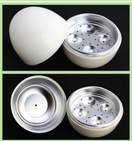 Usine de gros micro-ondes oeuf vapeur 4 oeufs blanc cuiseur pour petit déjeuner pour une utilisation en cuisine