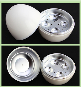 Nhà Máy Bán buôn lò vi sóng trứng hấp 4-trứng Trắng nồi cho bữa ăn sáng cho nhà bếp sử dụng - Product Image 4