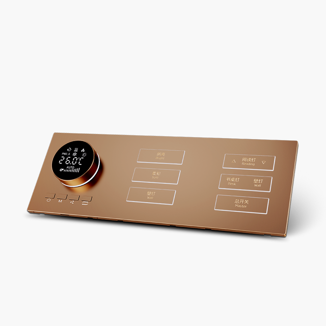Heston Factory Professional Custom Rs485 Knx Automatic System Wall Mounted Smart Wall Switches Touch for Living Room
