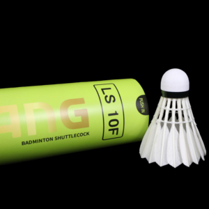 Volant de <span class=keywords><strong>badminton</strong></span> LS10F en plumes d'oie de qualité supérieure, tête en liège, blanc, 2 couches, haute durabilité, excellent rapport qualité-prix, pour club - Product Image 1