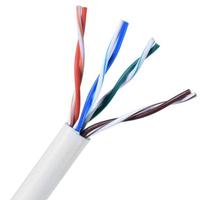 Cable de Red UTP para Interiores, Sin Blindaje, Cat6A, 4 Pares, 24 AWG, 250-350 MHz, Cubierta de PVC PE LSZH, 8 Conductores, Material 100% Cobre