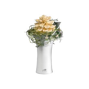 Sandra Rich Florero Tulipán Porzellan 22cm Ø 13,5cm Weiß - Product Image 1