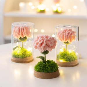 Productos de Girasol Tejidos a Mano Personalizados, Flor Eterna, Luz Nocturna, Decoración de Escritorio, Cubierta Antipolvo, Botella Decorativa, Regalo - Product Image 3