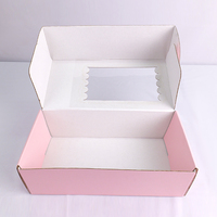 Boîte d'emballage en papier écologique au design personnalisé pour enfants Emballage de produits jouets et bébés avec fenêtre transparente en PVC