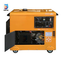Groupe électrogène diesel portable 3 phases 12V 48V CC 5kV 8 kVA 10 kVA 13 kVA 20 kVA 7 kW 8 kW 10 kW 16 kW 17 kW, modèle 2026, le plus compact et économique