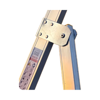 Échelle plateforme moderne légère certifiée EN131 à 3 marches antidérapante pour intérieur/extérieur avec plateau porte-outils mural décoratif