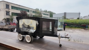 Carroza Fúnebre Eléctrica Negra de Estilo Europeo para Ceremonias Fúnebres, Popular en Venta - Product Image 1