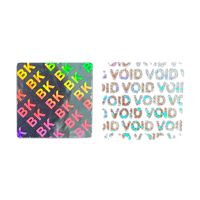 Nid d'abeille personnalisé VOID hologramme véritable Original authentique étiquette 3d inviolable autocollant sceau hologramme autocollant de sécurité personnalisé