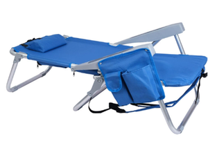 Chaise inclinable pliante portable de haute qualité Logo personnalisé essentiel pour les visites autonomes pour le camp de plage Matériau métallique durable - Product Image 2