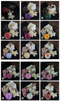 En gros Porte-clés et Pendentif de sac Fleur éternelle Rose stabilisée, Amulette porte-bonheur et de prospérité, Signe du zodiaque Cheval, pour la Fortune, Fête des Mères