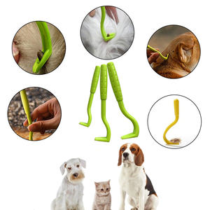 Precios de distribuidor 3 unids/set herramientas de plástico para quitar anzuelos, herramientas para quitar pulgas verdes, oferta a granel gancho para quitar pulgas - Product Image 3