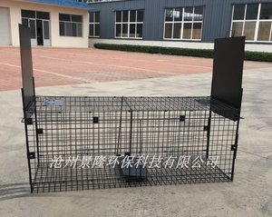 Trampa de Metal plegable para perros, jaula de gran tamaño para animales - Product Image 4